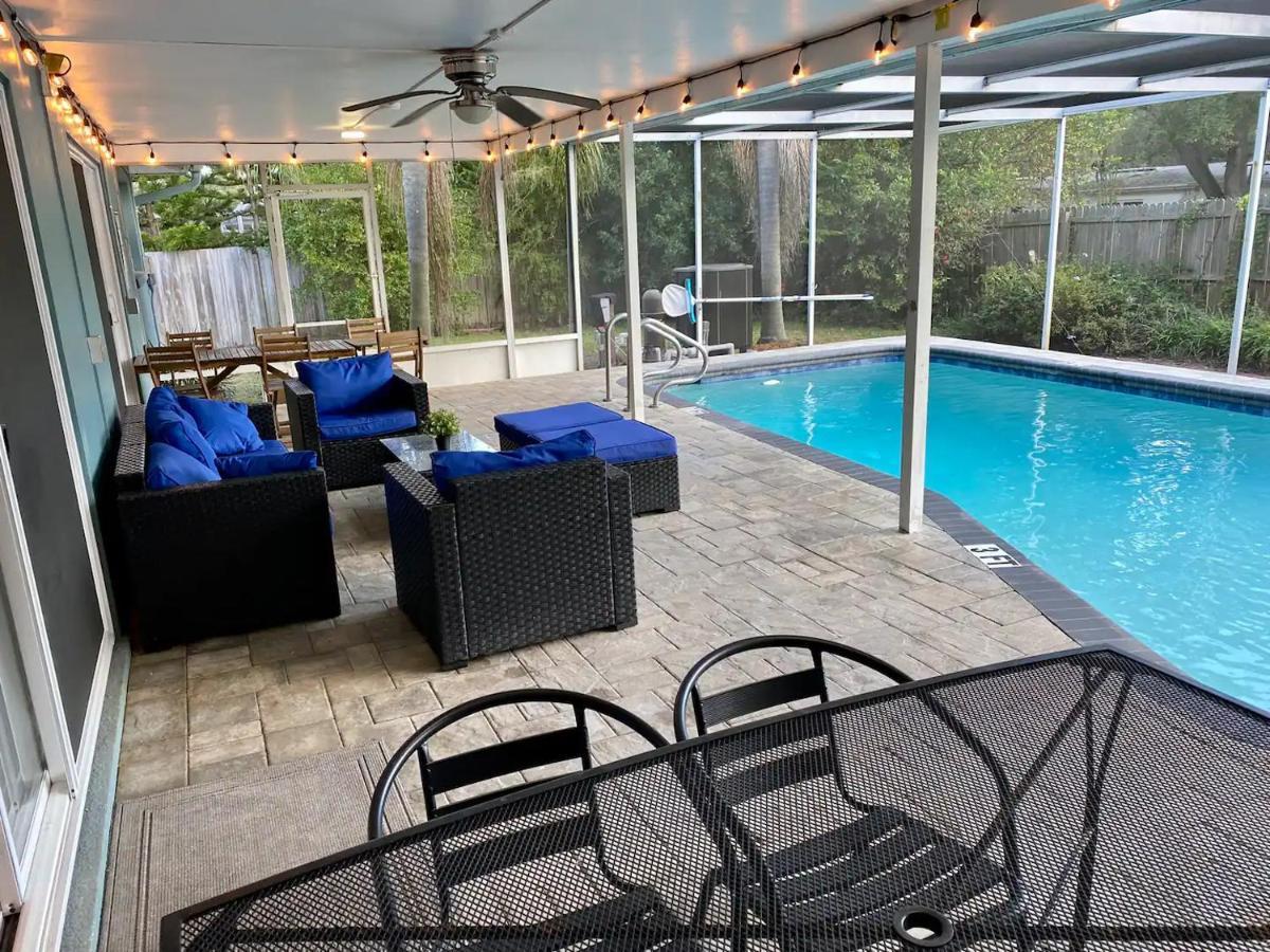 Spacious 5 Bedrooms 3 Bathrooms Family-Friendly Home With Heated Salt Pool Clearwater Extérieur photo